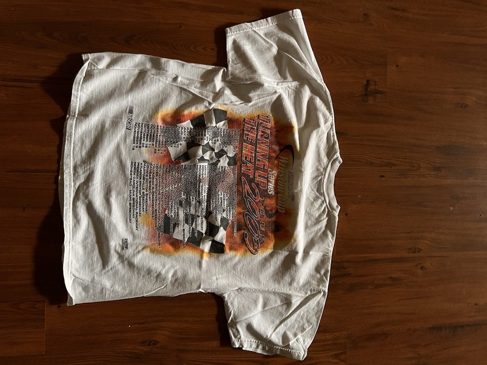 Xl Mens NASCAR 2003 Turning Up The Heat Tour Winston Cup