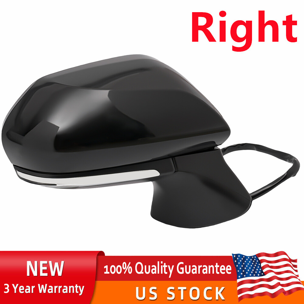 for 2018-2024 TOYOTA CAMRY Right Passenger Side View Mirror Assembly OEM Black