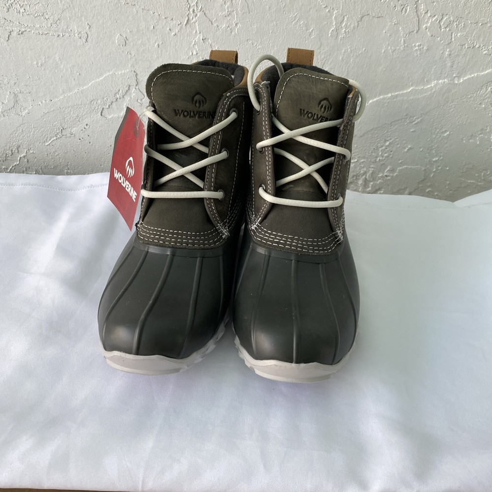 Men's Wolverine Torrent Waterproof Sz 9 Anti-Fatigue Work Boots W880220 Granite