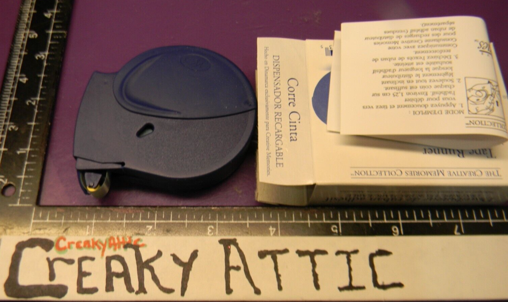 CREATIVE MEMORIES TAPE RUNNER DOUBLE SIDED 34 FEET PHOTO SAFE NIP CREAKYATTIC