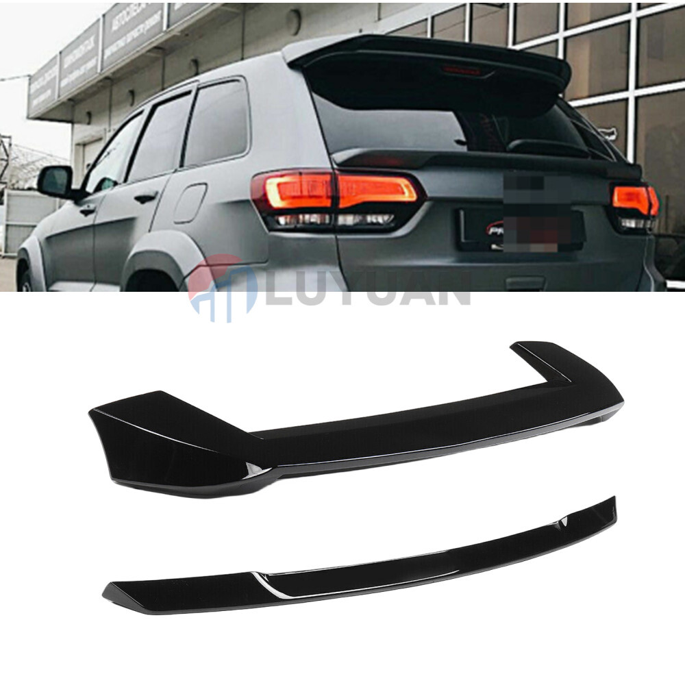 REAR ROOF SPOILER & TAIL GATE MID WING R STYLE FOR 2014-2020 JEEP GRAND CHEROKEE