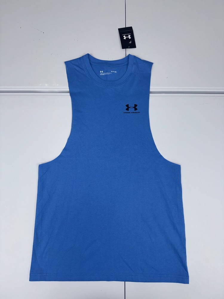 Under Armour Men's UA Sportstyle Left Chest Cut-Off Tank Top Pick Size $25