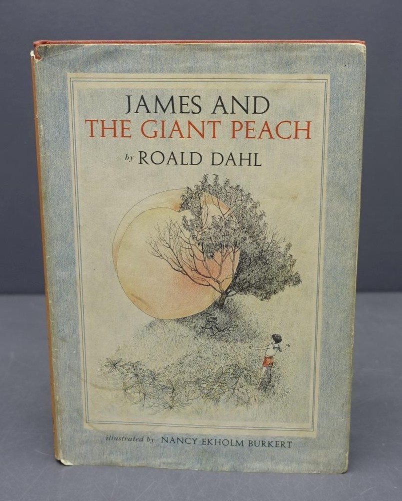First Ed 1961 James & The Giant Peach Roald Dahl HC Book w/ Dustjacket