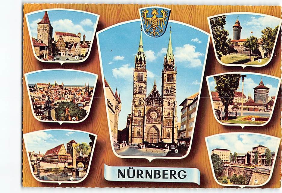 Postcard Scenes & Views Nuremberg Germany