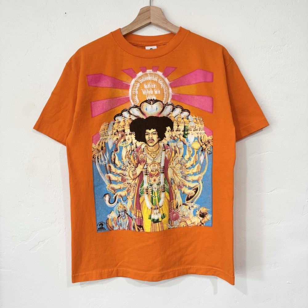 Vintage Early 2000's Y2K Jimi Hendrix Axis: Bold As Love Psychedelic Rock Tee