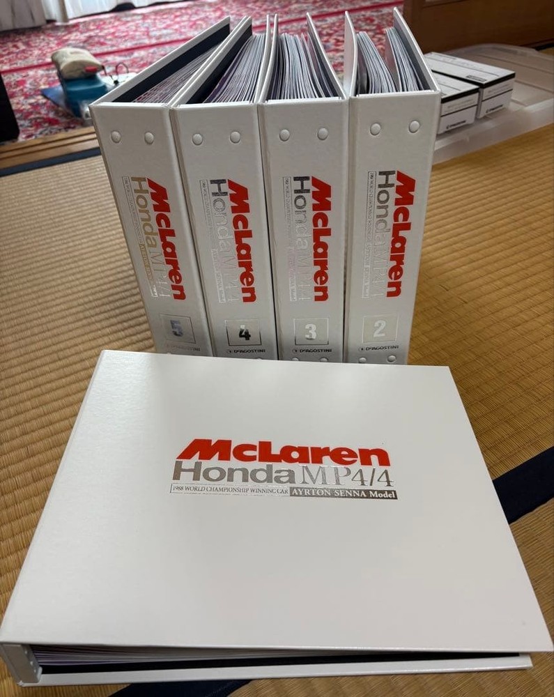 DeAGOSTINI 1/8 McLaren Honda MP4/4 Full Kit 1-70 Manuals Set Japan