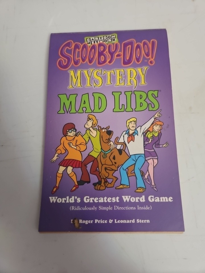 VTG 2003 Mad Libs Scooby Doo Mystery Mass Market Paperbound Roger Price Rare OOP