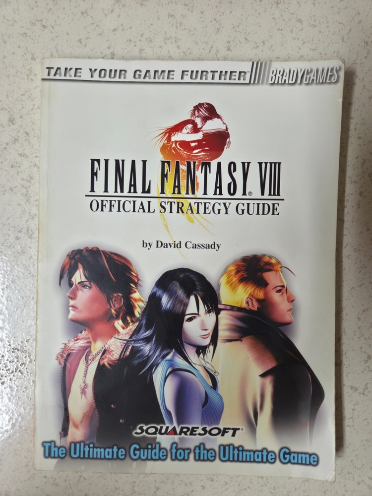 Final Fantasy Viii Brady Games Strategy Guide Very Rare! Ff8