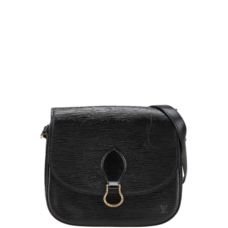 Louis Vuitton Epi Saint Cloud Crossbody Shoulder Bag M52192 Noir Black Leather L