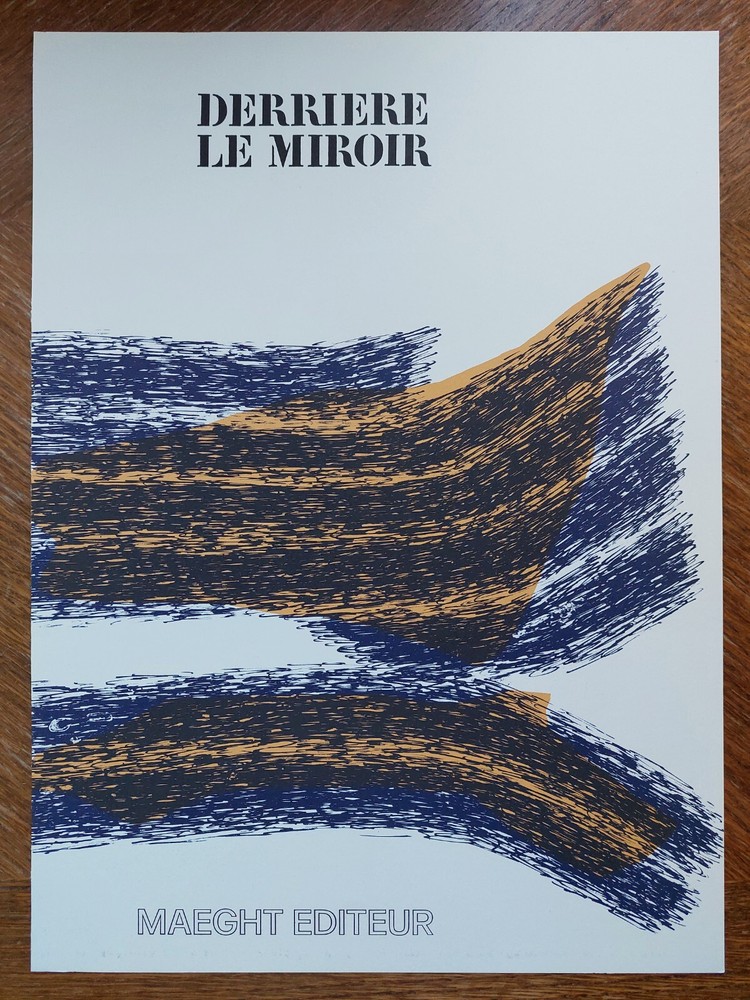Raoul UBAC Original Lithograph, Gallery Maeght, Paris, 1971