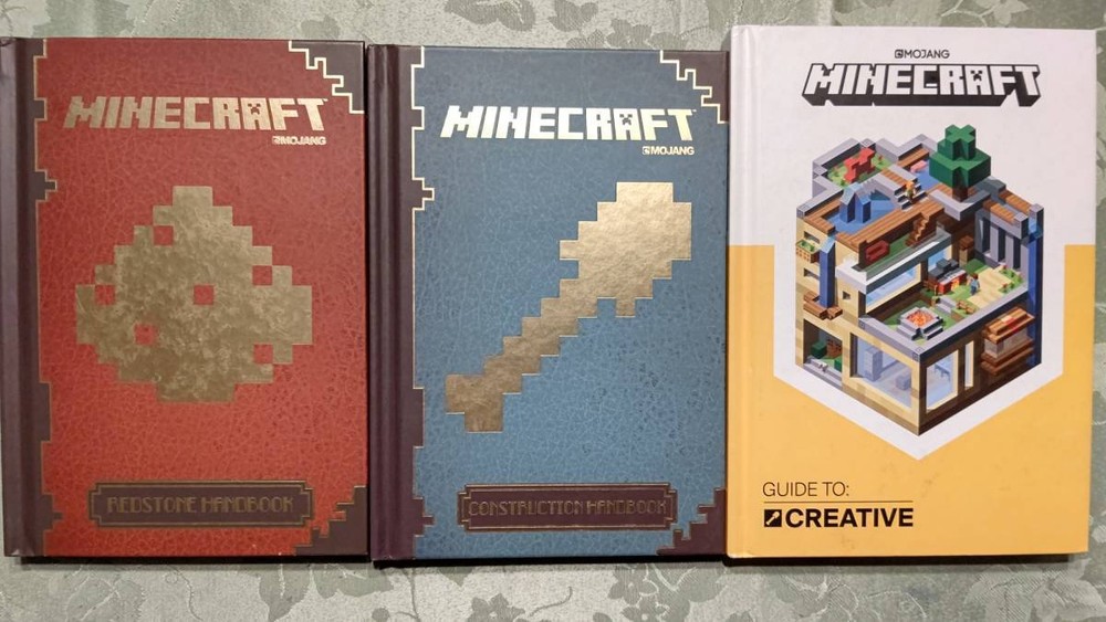 Italian Hardcover Minecraft Redstone Construction Creative 3-Set by Egmont