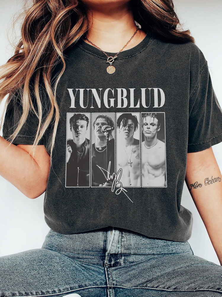 YUNGBLUD Graphic T-Shirt for Women – Retro Music Fan Tee