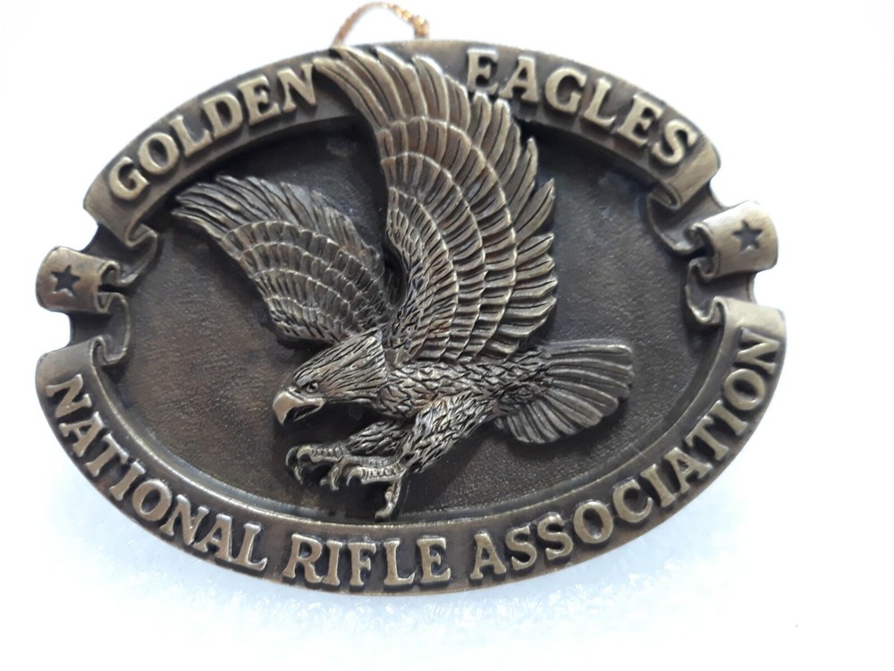 National Rifle Association Golden Eagles Belt Buckle 3