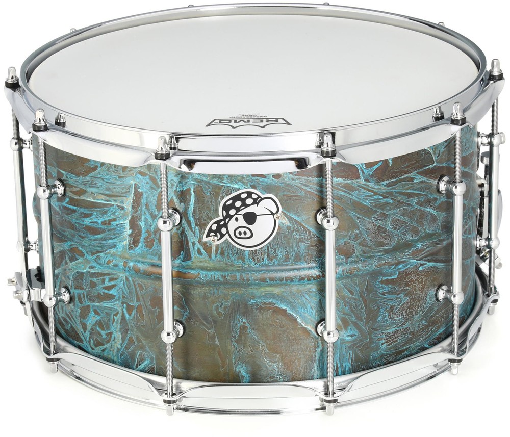 Pork Pie Percussion USA Custom Patina Drum - 8