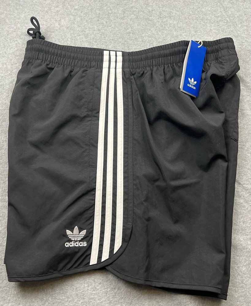adidas Originals Classics Men’s Sprinter Shorts Black/White HS2069 Size XL NWT