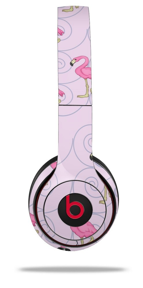 Skin Beats Solo 2 3 Flamingos on Pink Wireless Headphones NOT INCLUDED