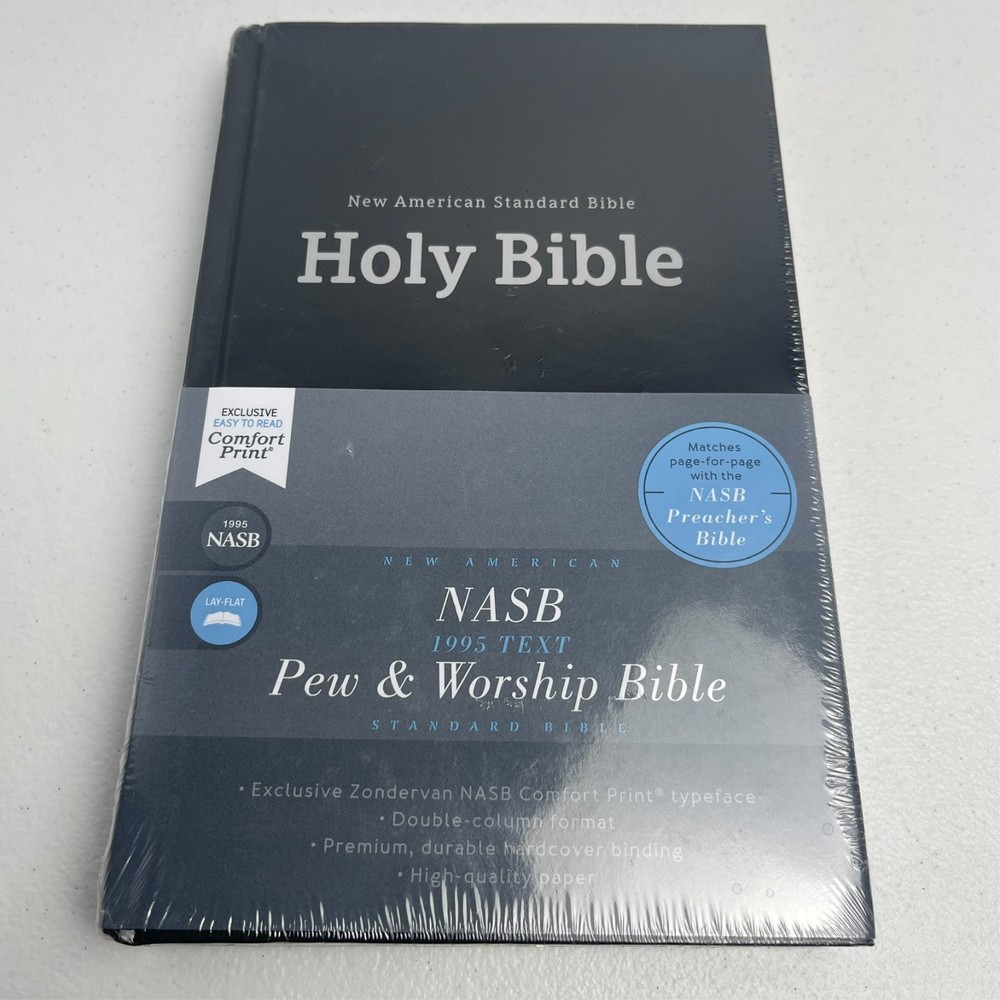 NASB Holy BIble - Pew & Worship Bible - Comfort Print