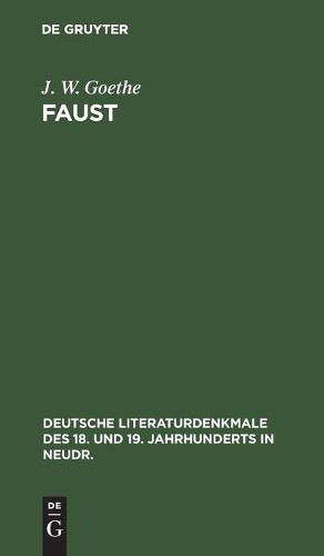 J W Goethe Faust (Hardback)