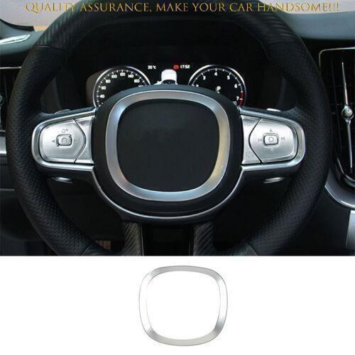 Volvo S60 2019-2024 Matte Silver Steering Wheel Horn Button Ring Trim