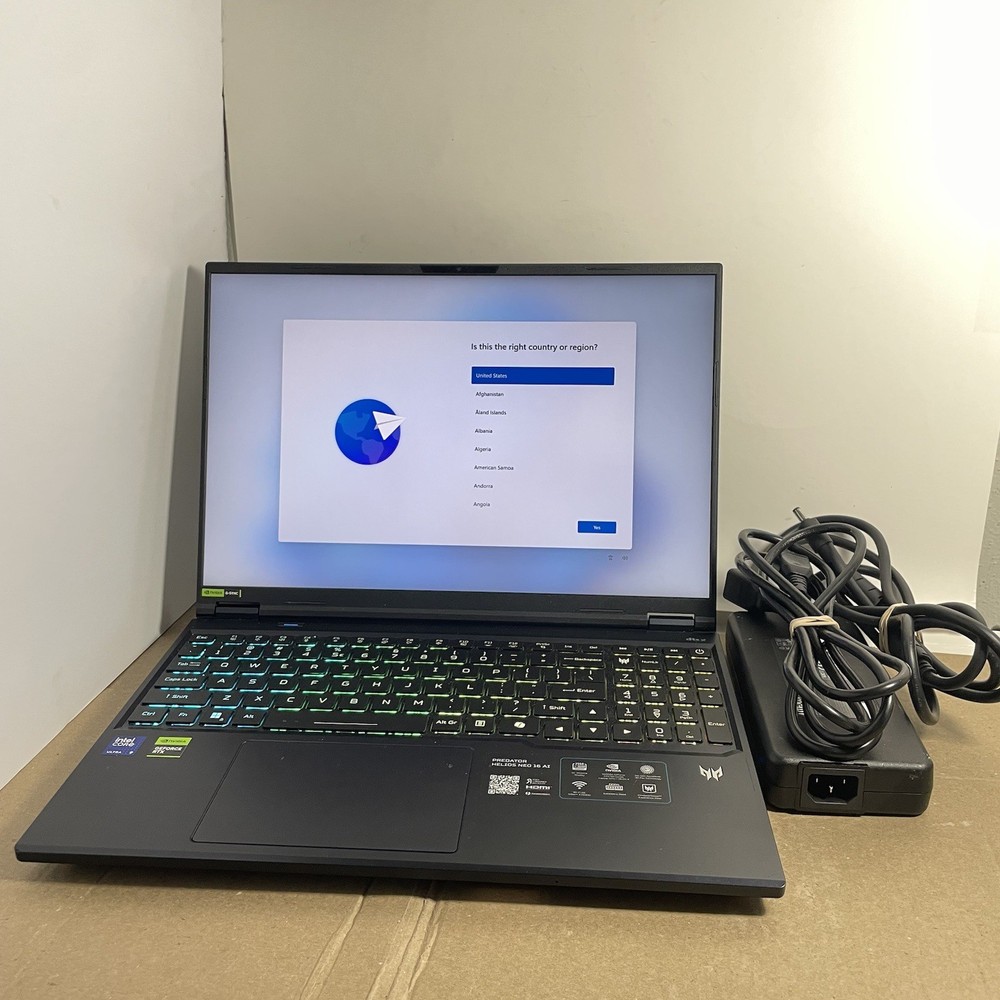 Acer Predator Helios Neo 16 AI Gaming Laptop RTX 5070 Ti PHN16-73-92B8