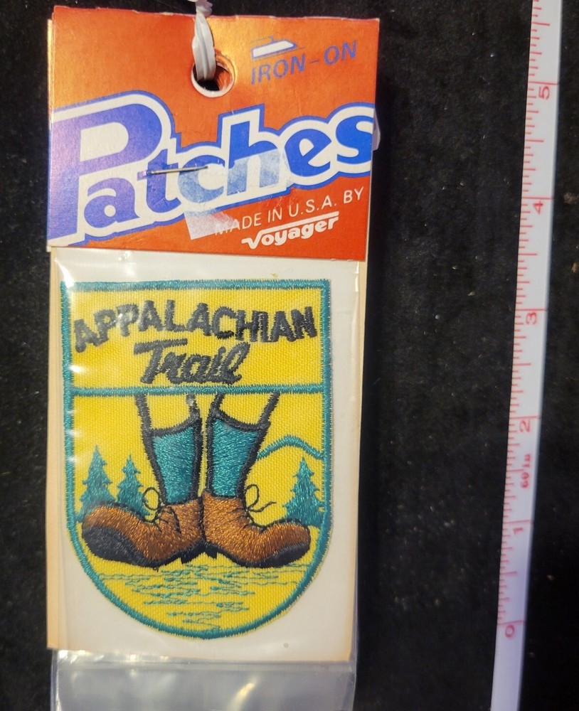 Vintage on Card APPALACHIAN TRAIL Travel Souvenir Iron On Patch Cardinal Voyager
