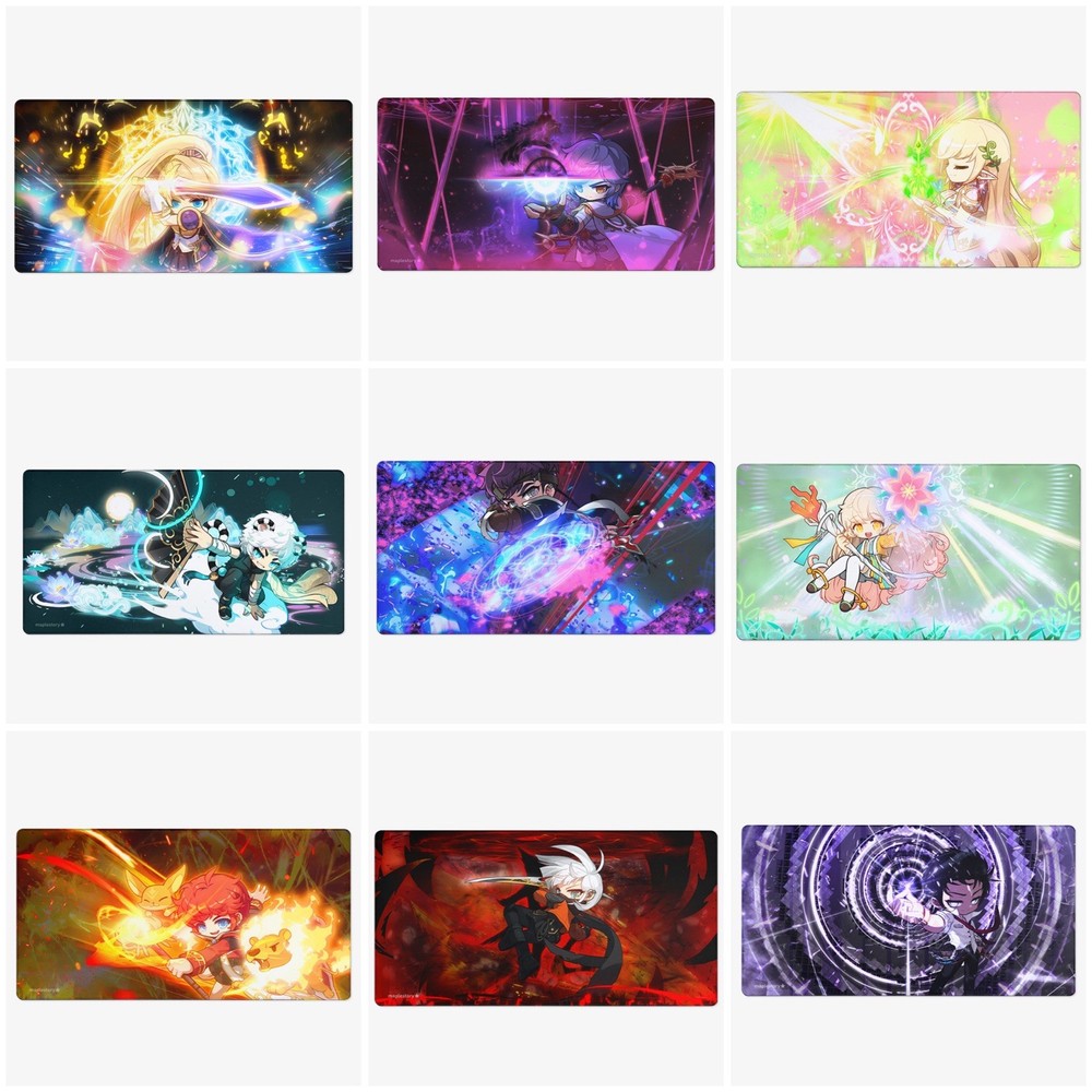 48type MapleStory ALL Characters Ascent Skill Large Mouse Pad Desk Mat