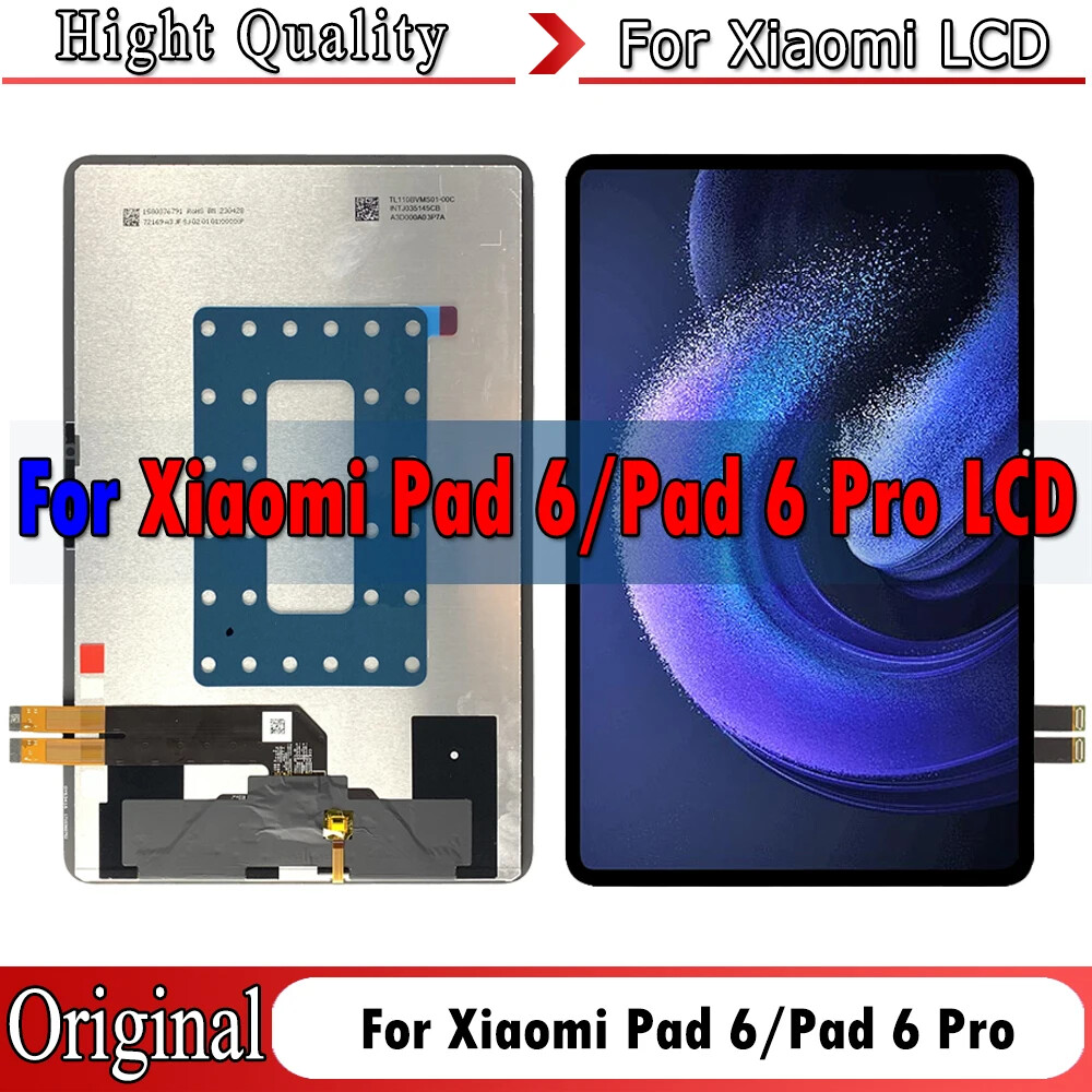 Xiaomi Pad 6 LCD Screen Touch Panel Digitizer Replacement Repair Part