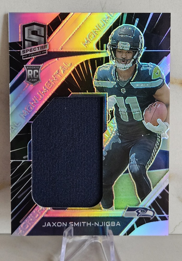 2023 Panini Spectra - JAXON SMITH-NJIGBA - RC Monumental Memorabilia Prizm #1/60