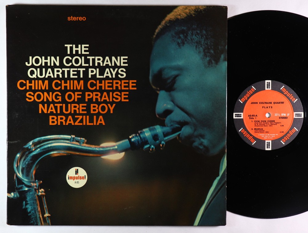 John Coltrane - Plays LP - Impulse - AS-85 RVG