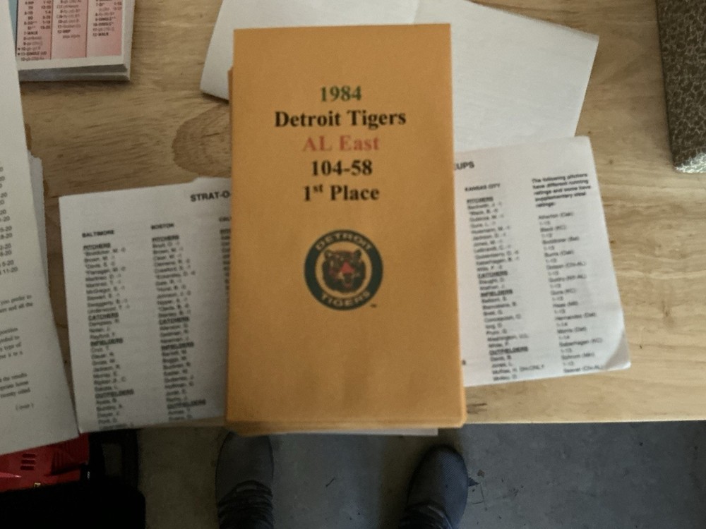 Strat O Matic Baseball - 1984 Season Set (Recent Release)