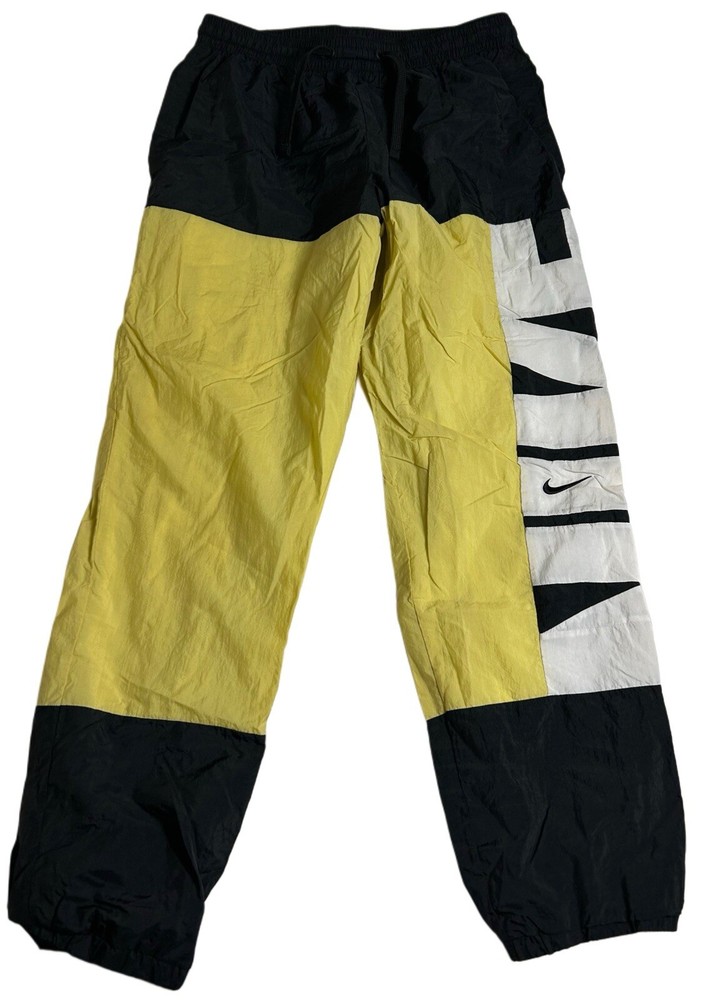 NIKE Starting Five Dri-Fit Basketball Men Pants CW7351-015 Large Yellow Black