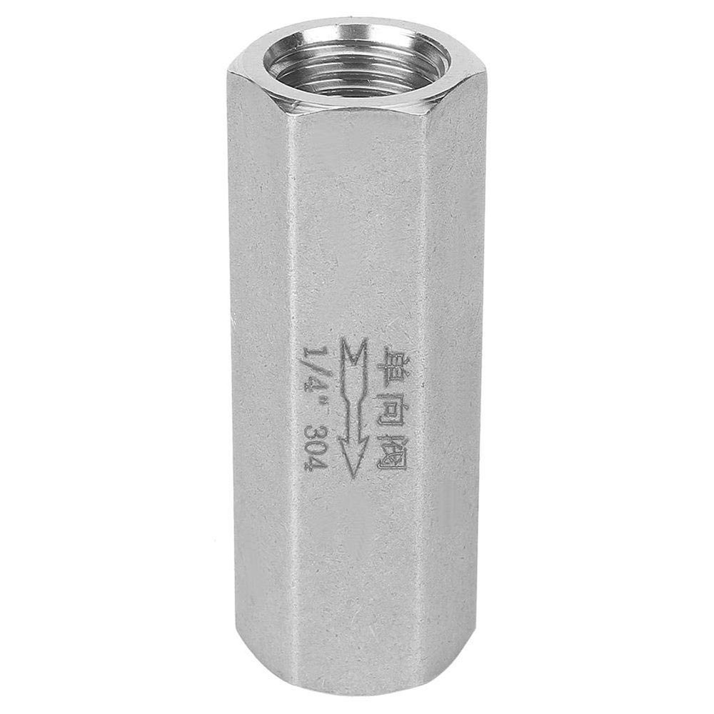 Air Check Valve Stainless Steel Hex BSPP Female Thread One Way Air Check Valv...