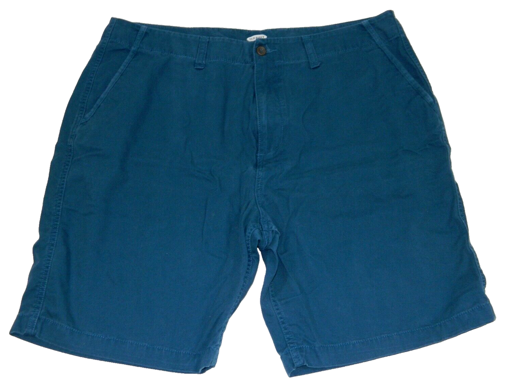 Men's Chino Shorts Old Navy Cotton Tropical Blue Tag 40 measured Size 37