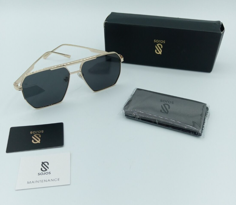 SOJOS Retro Oversized Square Polarized Sunglasses - Women/Men
