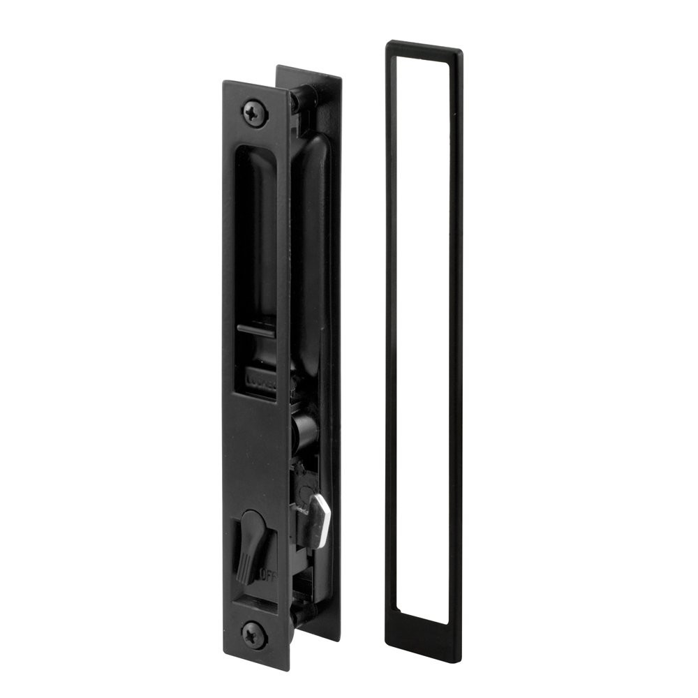 -Line C 1101 Diecast Black Finish, Flush Sliding Patio Door Handle, for Croft...