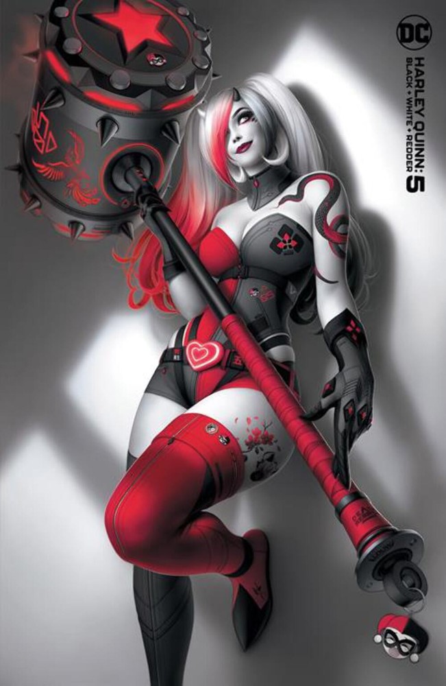 Harley Quinn Black White Redder #5 (Of 6)