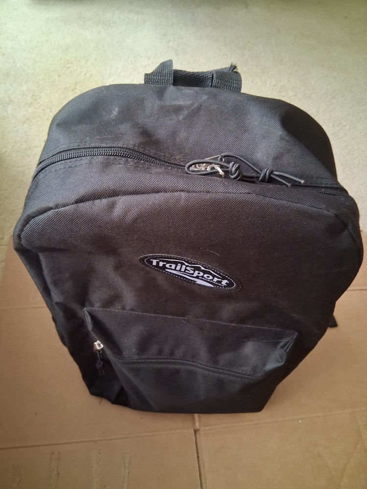 TrailSport black backpack