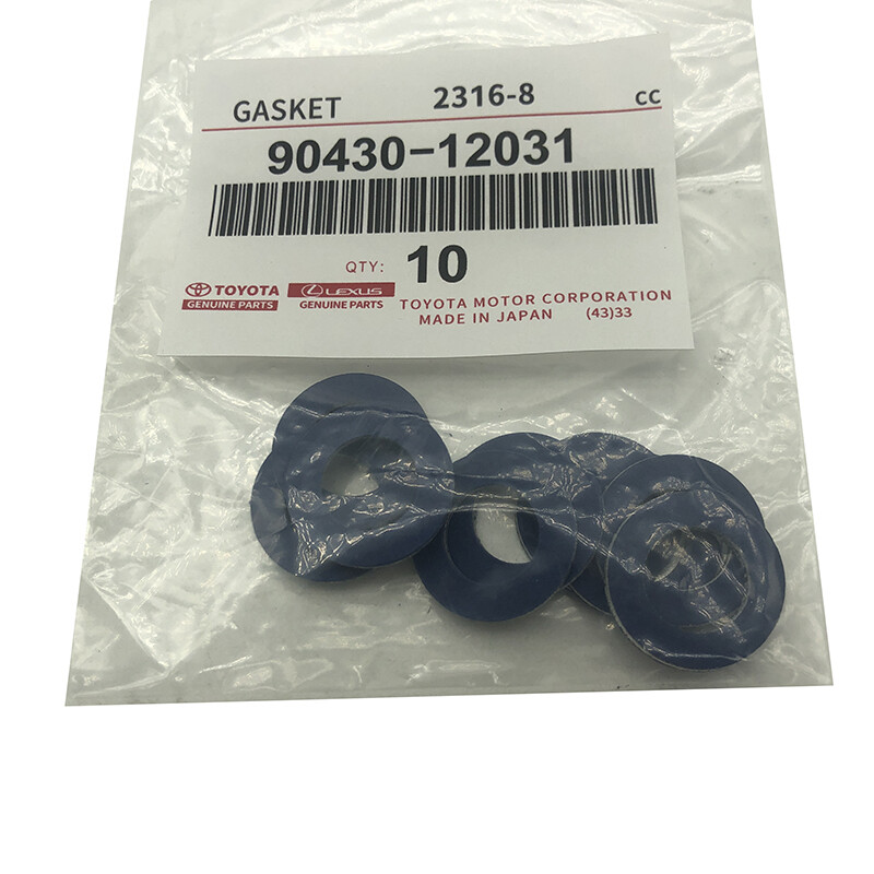 Genuine Toyota Lexus OEM Oil Drain Plug Washer Gasket 90430-12031 [ Set of 10 ]