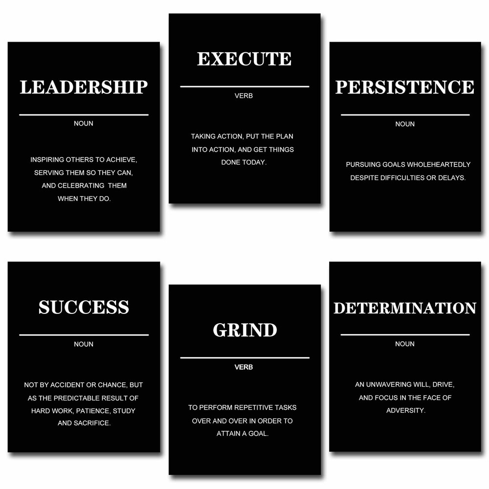 Inspirational Wall Art, Motivational Wall Art, Positive Quotes  Sayings Poste...