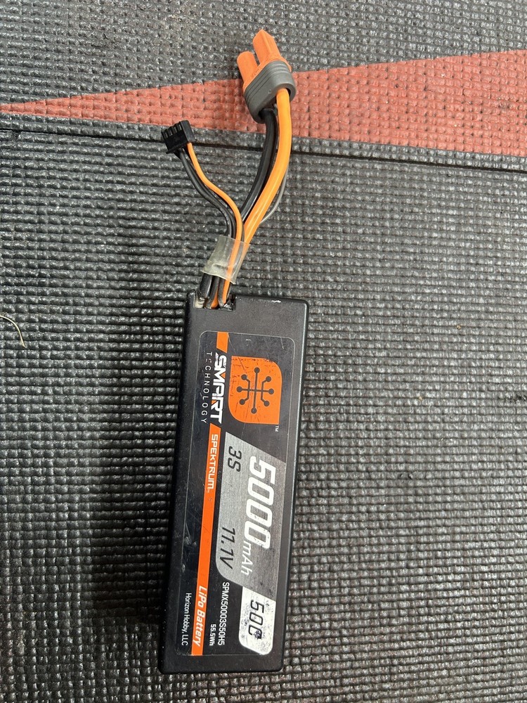 Spektrum 11.1V 5000mAh 3S 50C Smart LiPo IC5