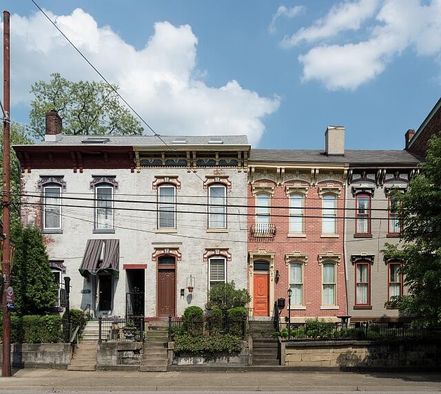 Wheeling West Virginia Chapline Street 2015 Italianate Homes Rowhouses