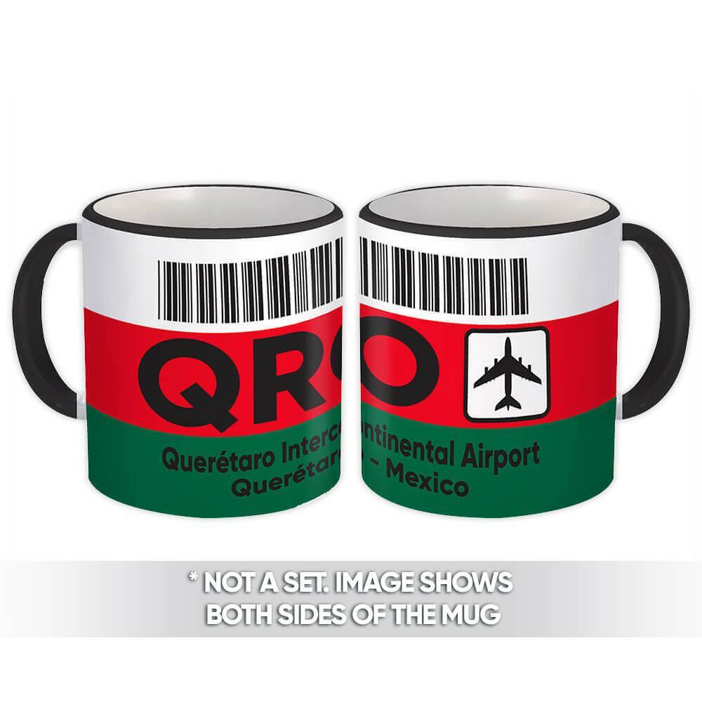 Gift Mug : Mexico Querétaro Airport QRO Travel Airline Pilot AIRPORT