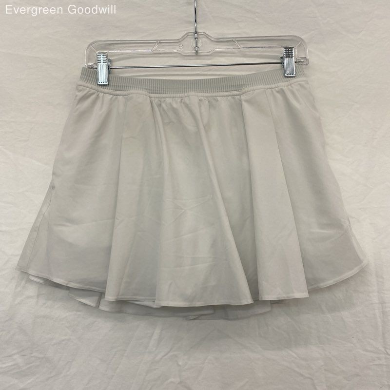 Lululemon Women's White Elastic Waist Pull-On Athletic Skort Size 8