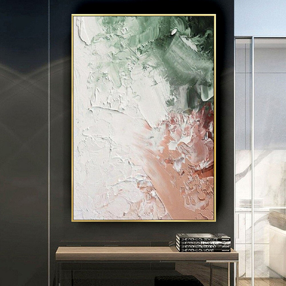 Hand-Painted Modern Abstract Oil Painting On Canvas Poster Mural Wall Art