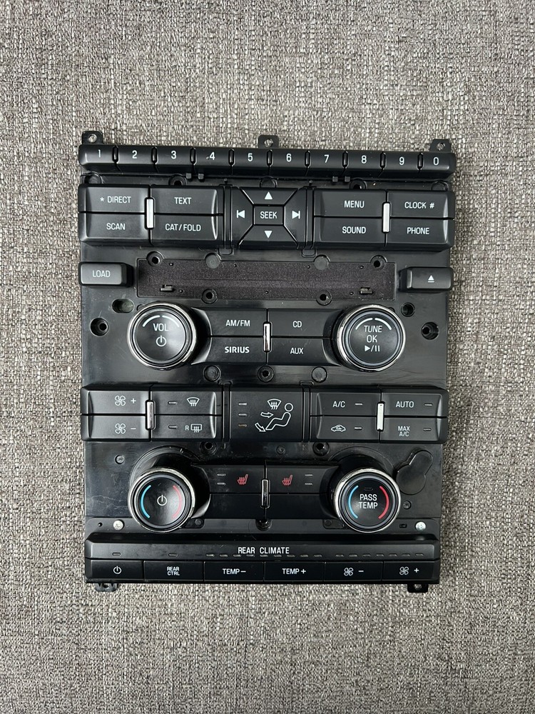 2009-2011 Ford Flex Radio Face AC HVAC Climate Control Switch Dash Module OEM