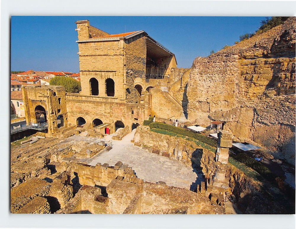 Postcard Roman Theatre of Orange in Provence France