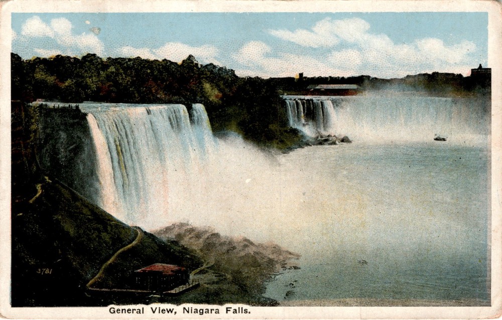 Niagara Falls, Lakes Erie, Ontario, Buffalo, Niagara River, three Postcard