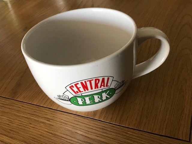 Friends Central Perk 24oz White Ceramic Mug Soup Cup Large Coffee Mug TV Show