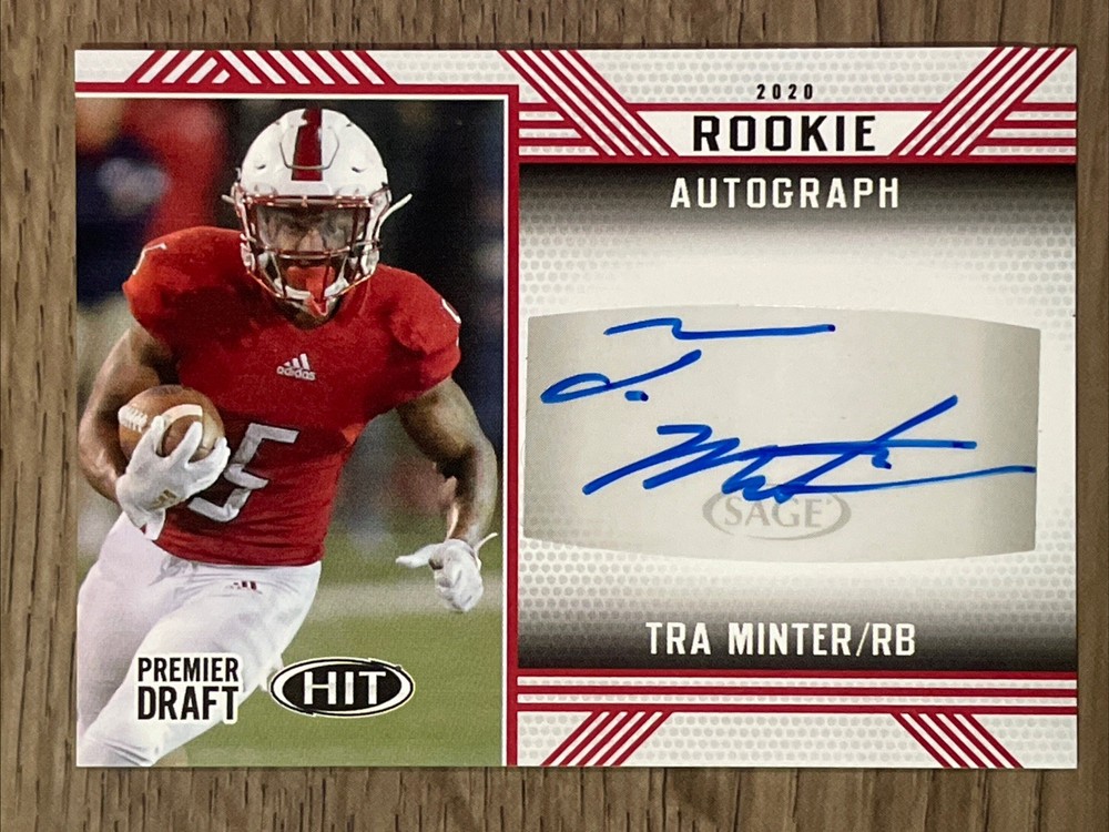 2020 Sage Hit Auto #13 Tra Minter