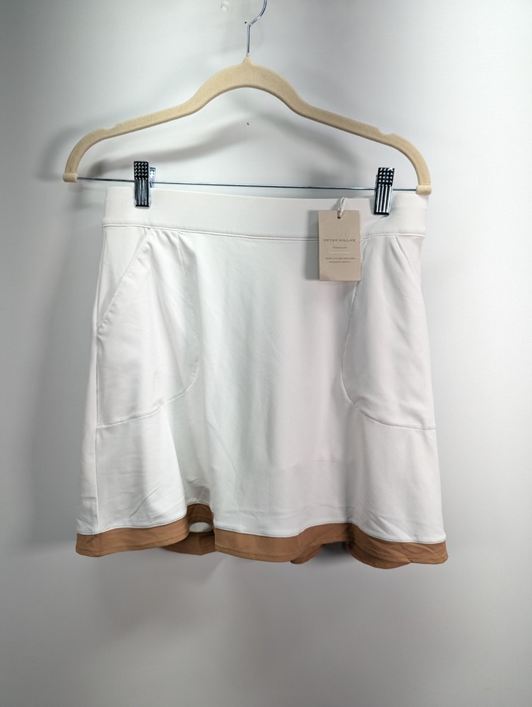 Peter Millar Women’s Skort  Golf Performance Skirt Small NWT New White